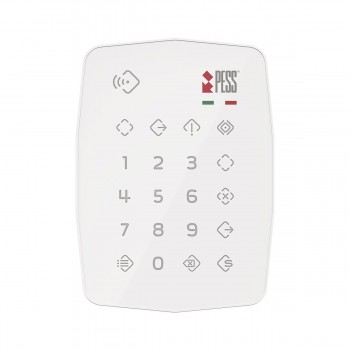 KT24 W tastiera radio touch screen