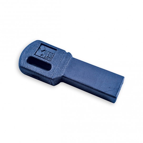 Key for burglar alarm inserter - MKS Blue