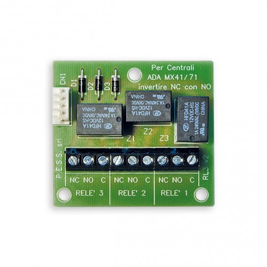 Relay card for Elios Module RL3S Intrusion Detection system