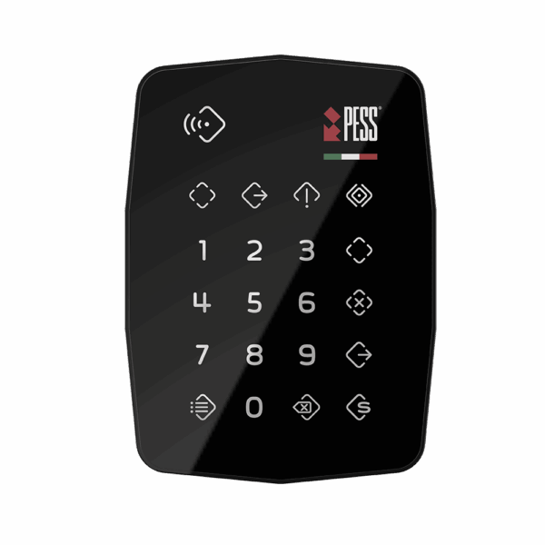 KT24 W tastiera radio touch screen